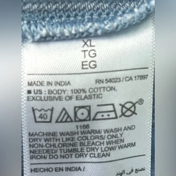 Old Navy Waist-Defined Puff-Sleeve Jumpsuit Denim - Picture 7 of 8